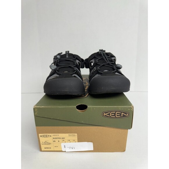 -1262 Keen Rapids H2, Black/Gre3y Sandals-US 9 Mens - Picture 2 of 5